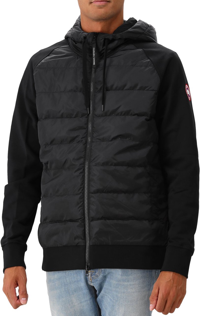Canada Goose Canada Goose Jas Zwart Hybridge Huron Full Zip Hoody Zwart