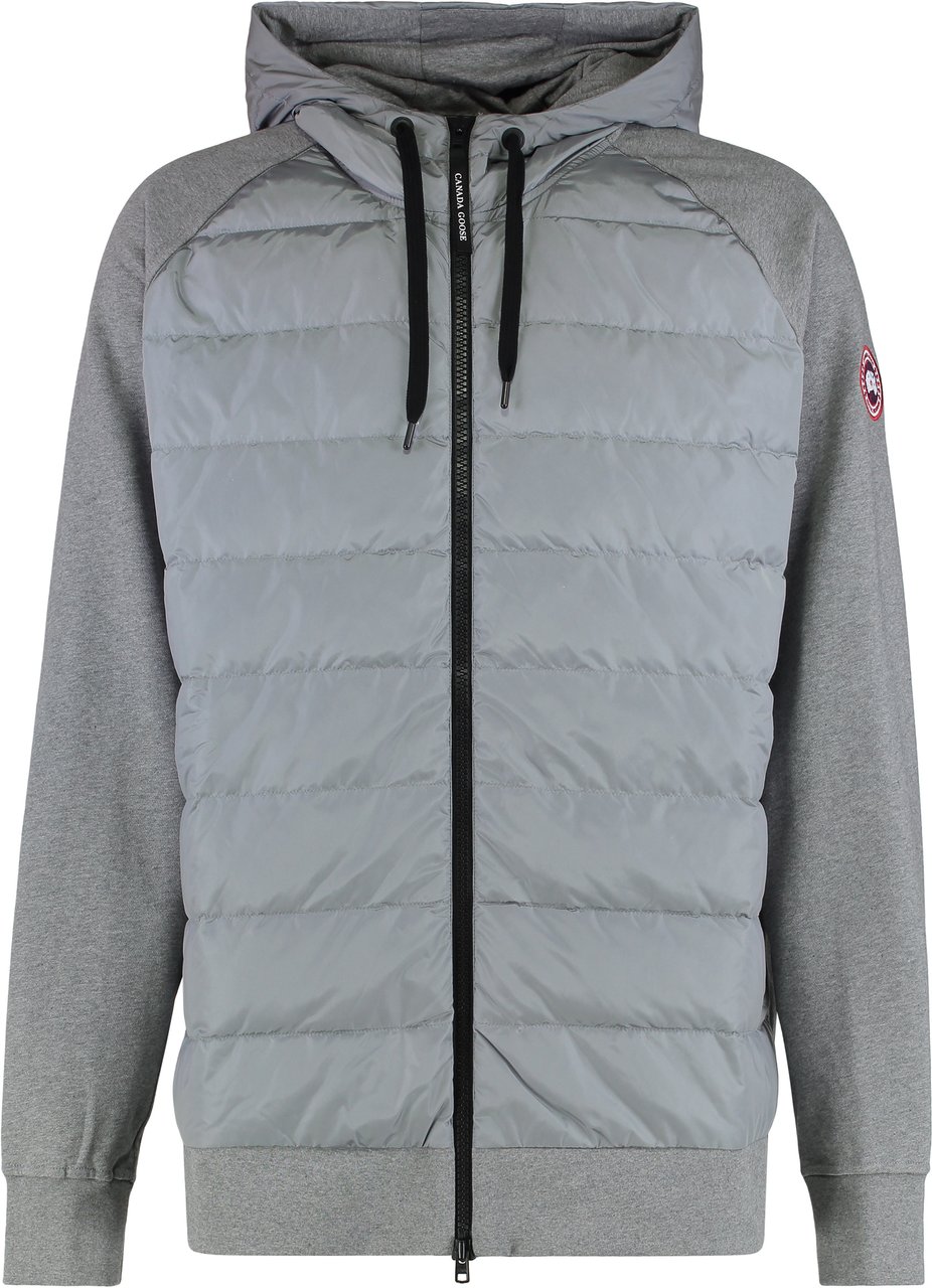 Canada Goose Cardigan Huron HyBridge® with padded front panel Grijs