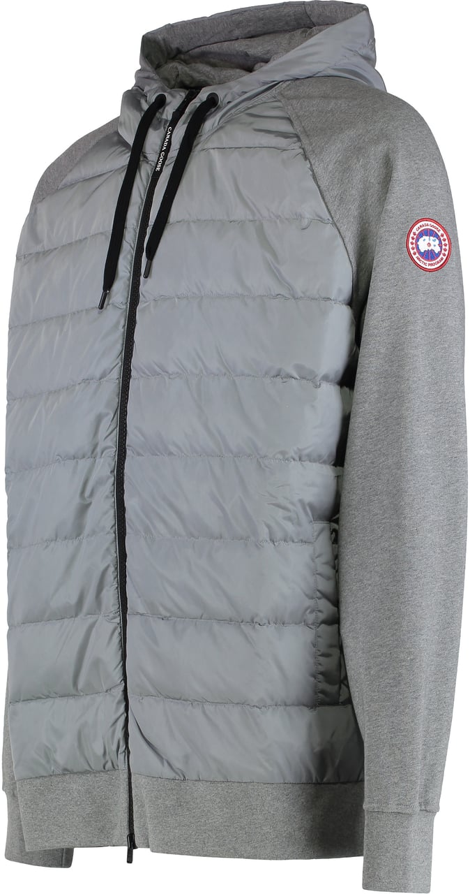 Canada Goose Cardigan Huron HyBridge® with padded front panel Grijs