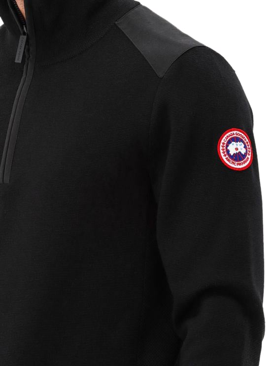 Canada Goose Canada Goose Gebreide Trui Zwart 1/4 Zip Zwart