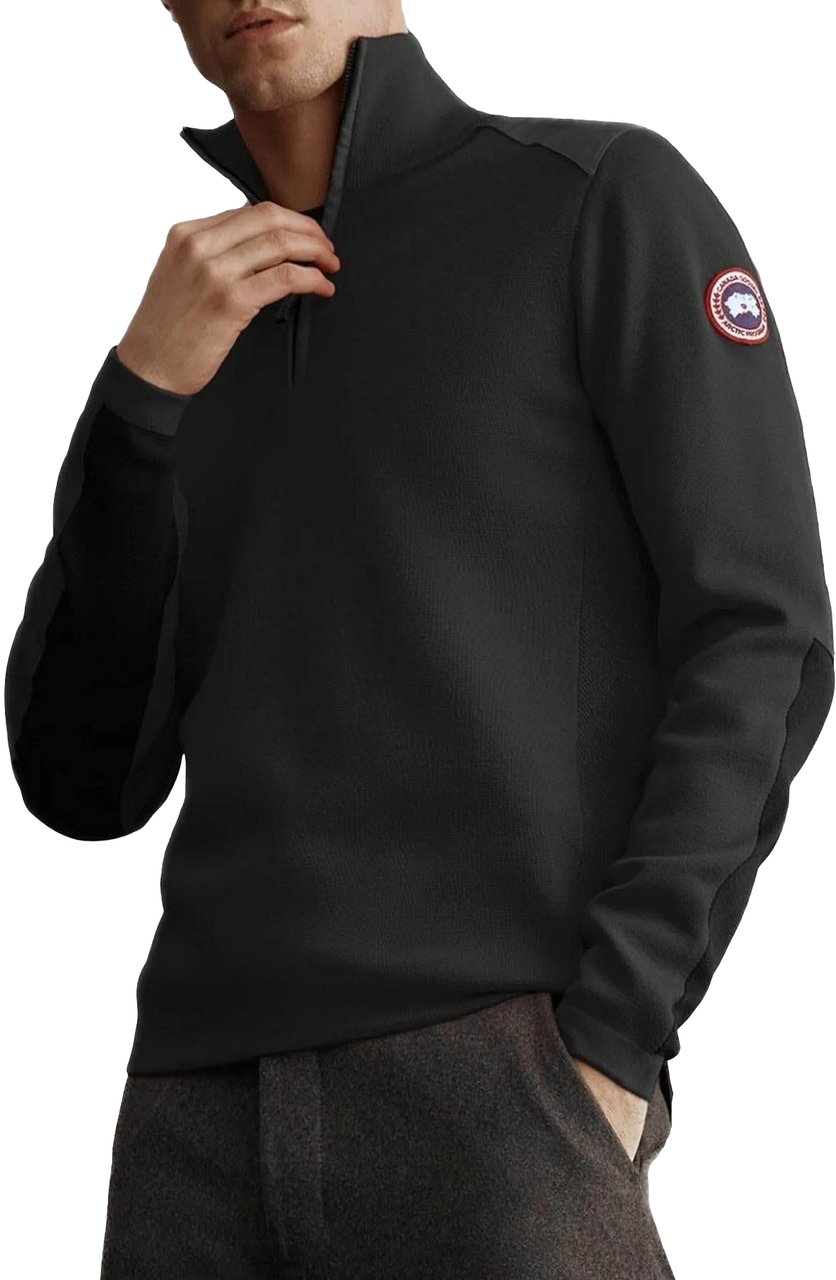 Canada Goose Heren Stormont 1/4 Zip Sweater Zwart Zwart