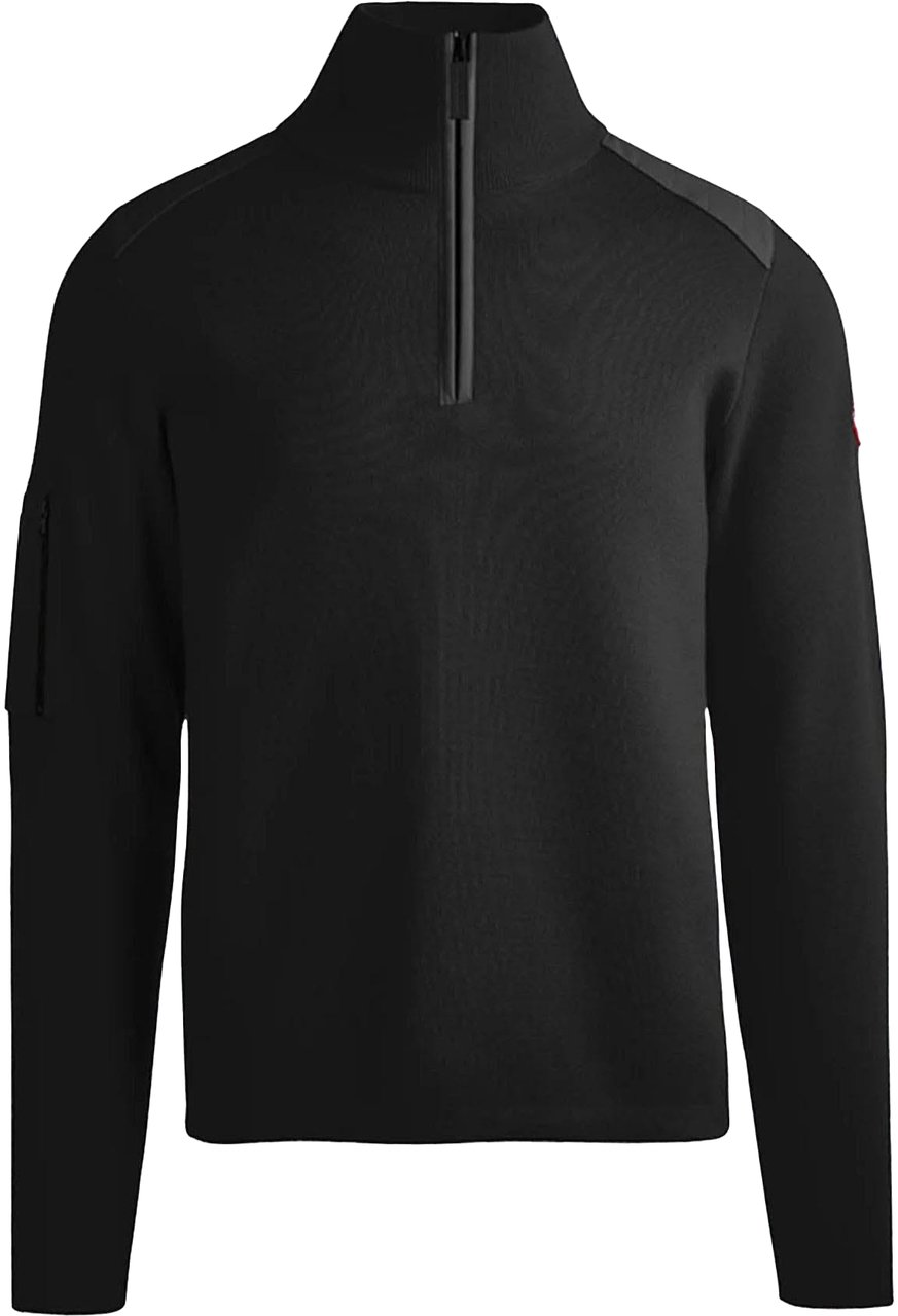 Canada Goose Heren Stormont 1/4 Zip Sweater Zwart Zwart