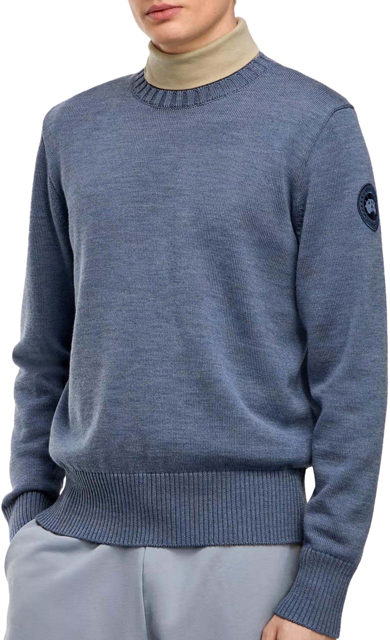 Canada Goose Heren Rosseau Crewneck Blauw