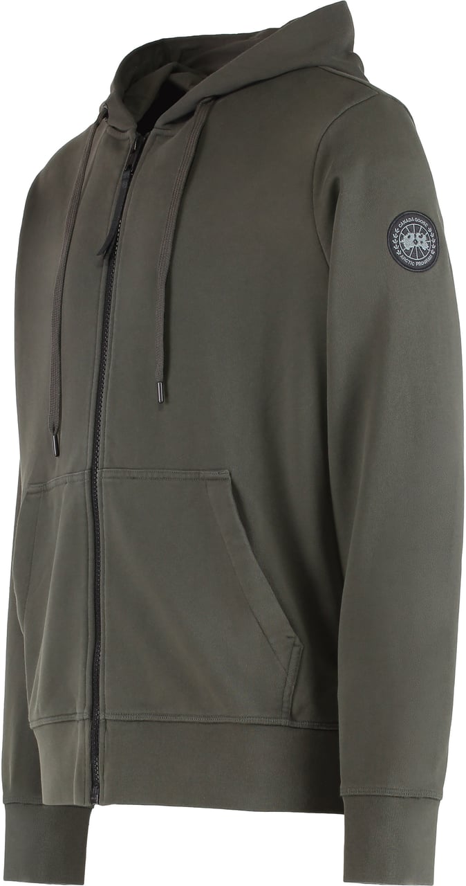Canada Goose Huron Full zip hoodie Groen