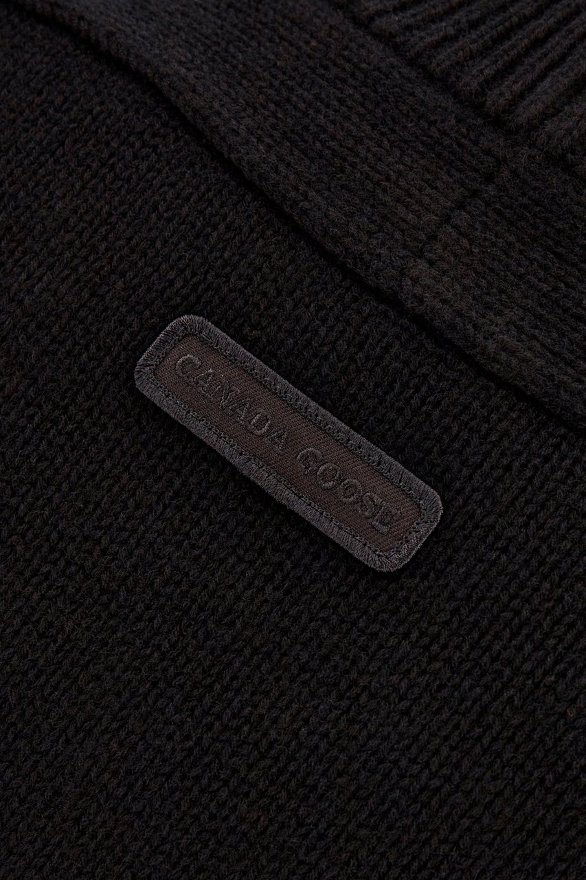 Canada Goose Canada Goose Black wool oversize sweatear Zwart
