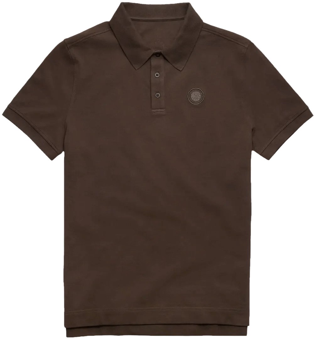 Canada Goose Beckley Polo met klankschijf Terra Bruin
