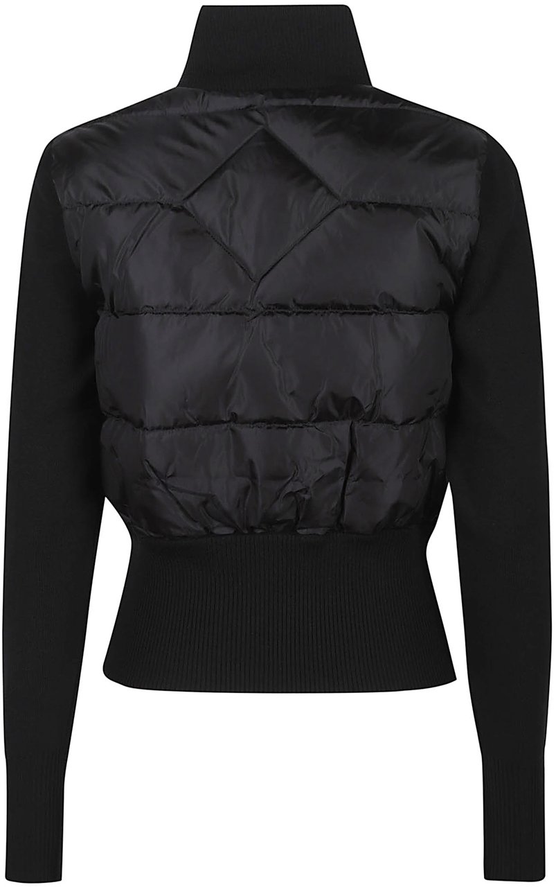 Canada Goose Hybridge Wide Quilt Knit Jacket Black Zwart