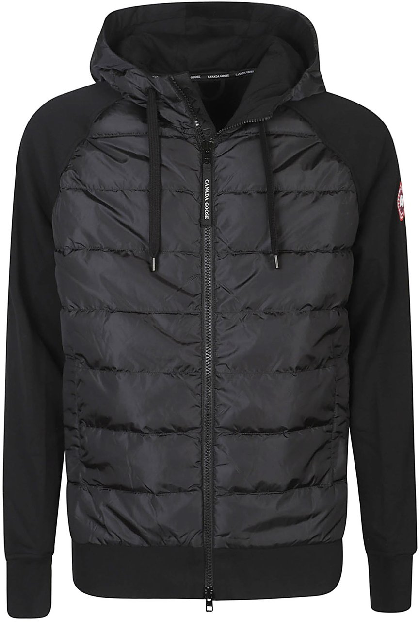 Canada Goose Hybridge Huron Full Zip Hoody Jacket Black Zwart