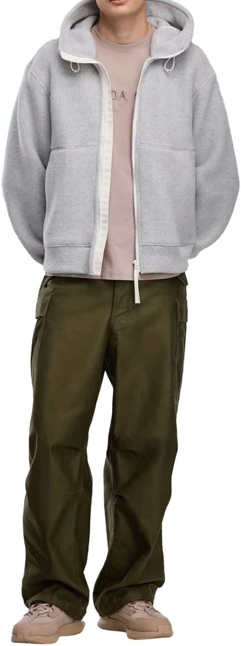 Canada Goose CHILLIWACK FLEECE BLACK LABEL BOMBER JACKET LIGHT GREY Grijs