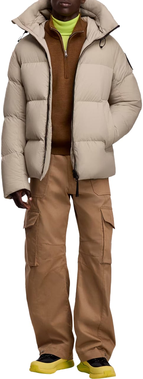 Canada Goose CROFTON BLACK LABEL DOWN JACKET LIGHT BEIGE Beige