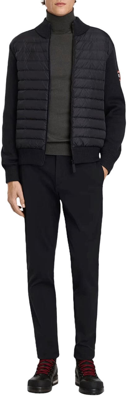 Canada Goose Hybridge gebreide jas Nocturne Zwart