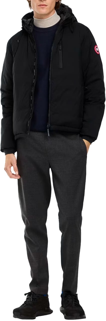 Canada Goose LODGE HOODY LIGHTWEIGHT DOWN JACKET Zwart