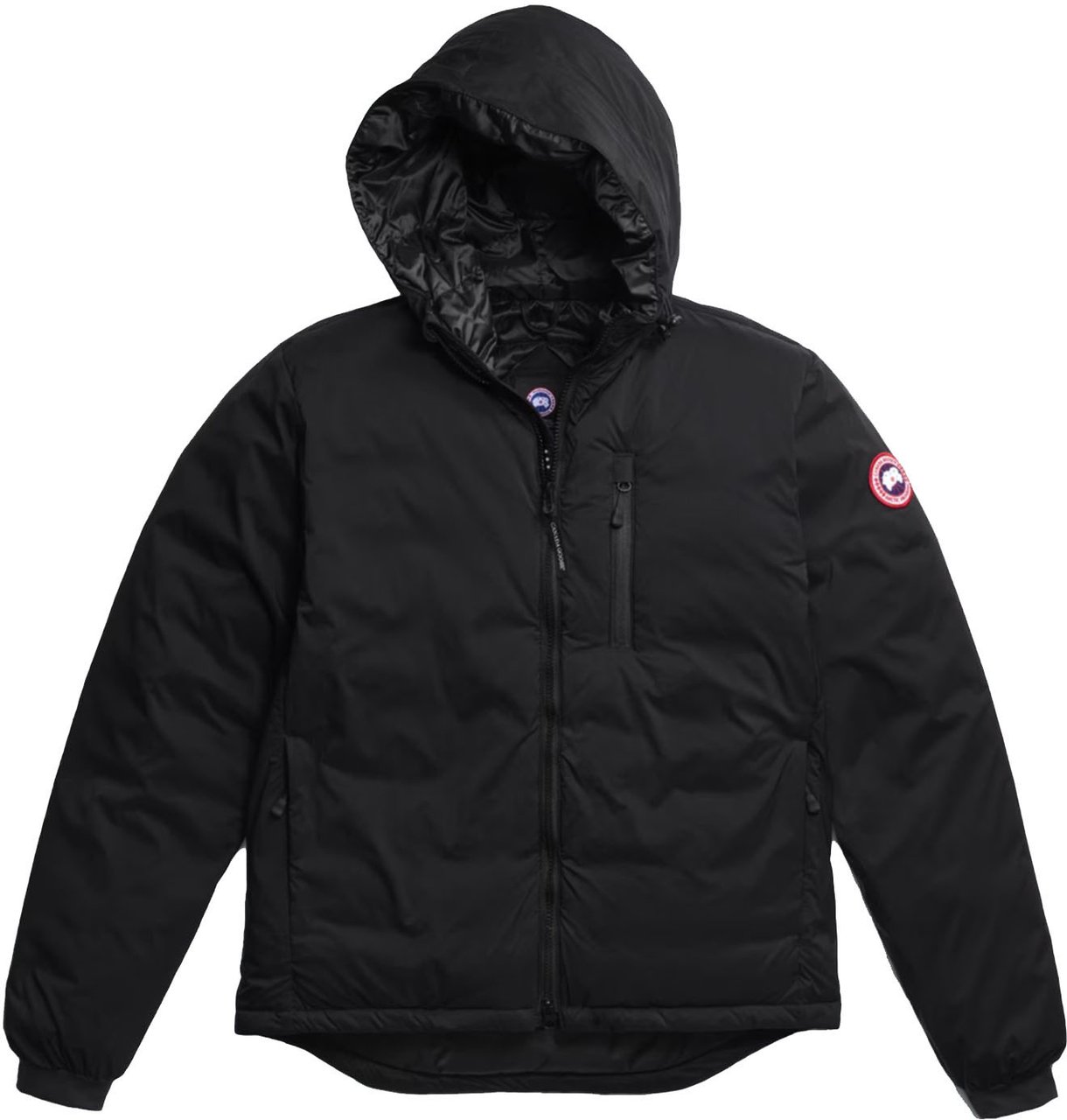 Canada Goose LODGE HOODY LIGHTWEIGHT DOWN JACKET Zwart