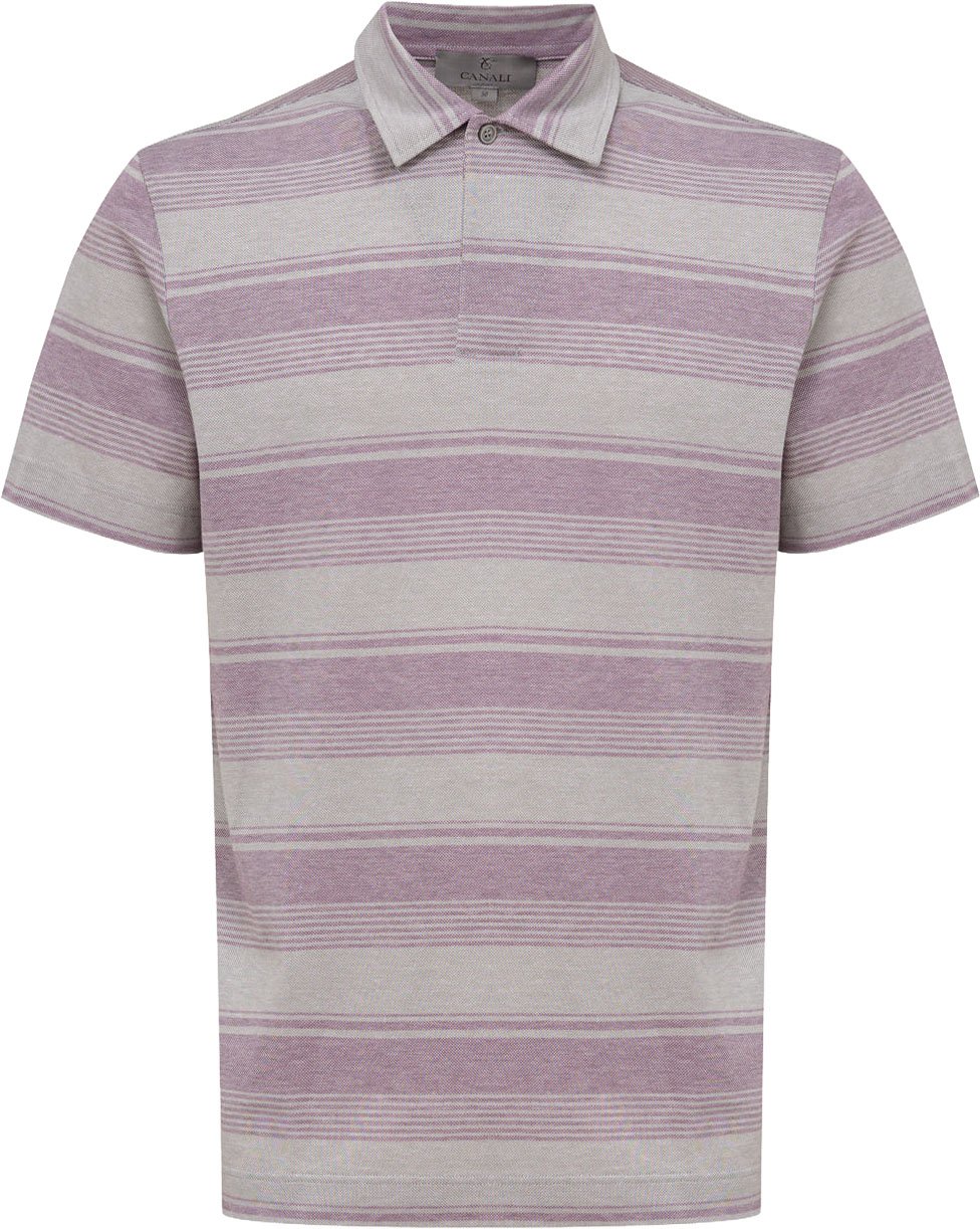 Canali Polo Shirts Grey Divers