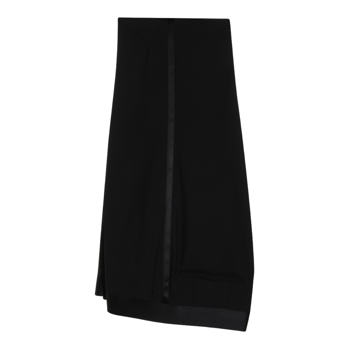 Canali Double-Breasted Black Suit with Peak Lapels Zwart
