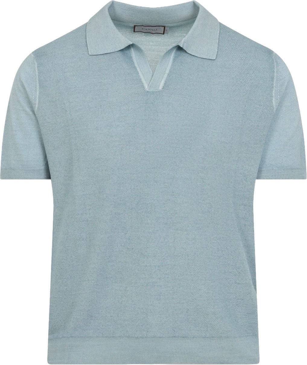 Canali Wool And Silk Polo Divers