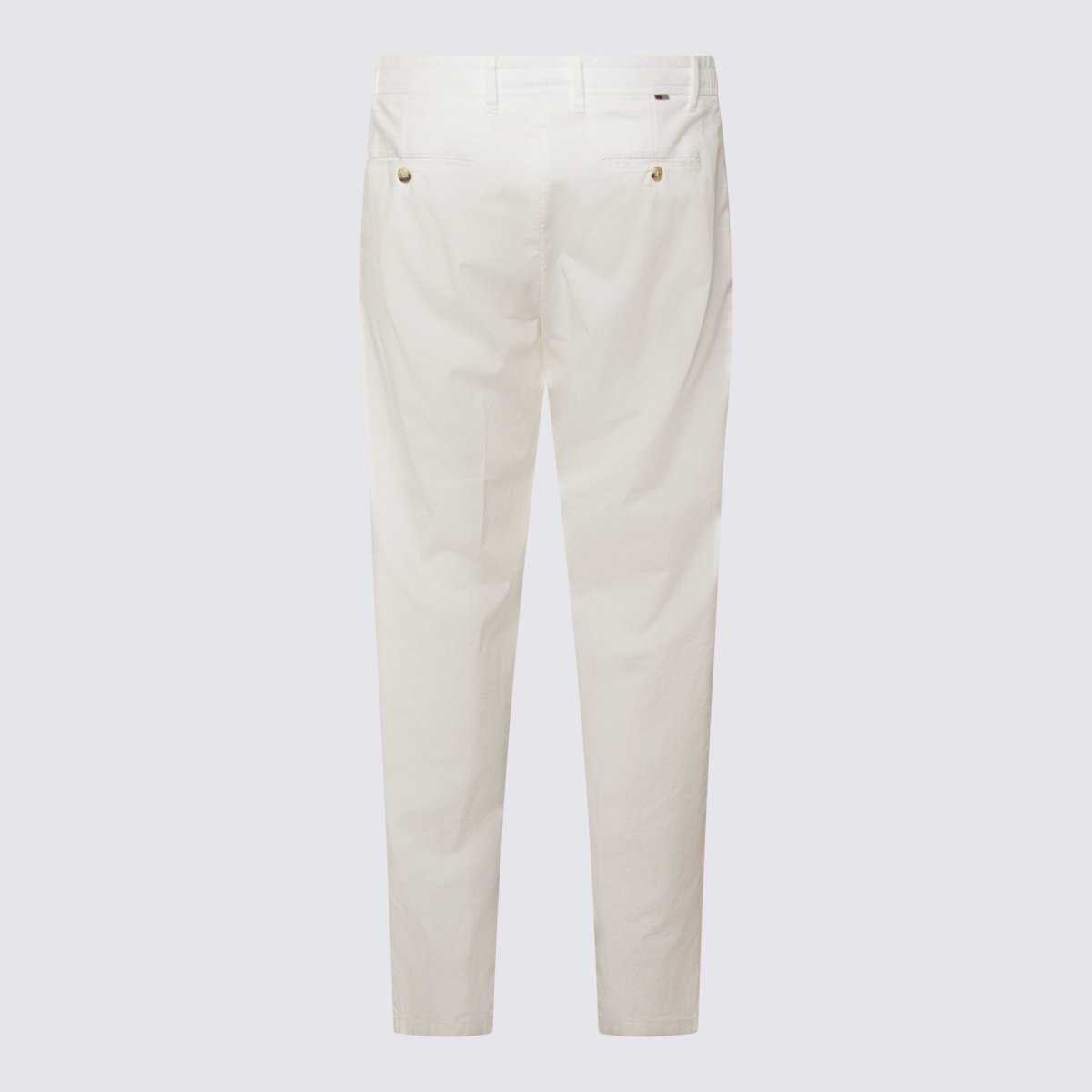 Canali Slim Tapered Trousers With Drawstring Waist And Pockets Wit