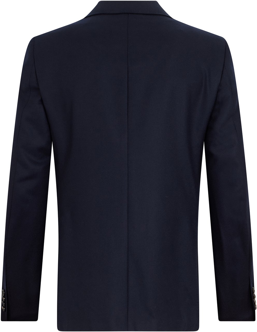 Canali Single breasted jacket in a wool and silk blend Blauw