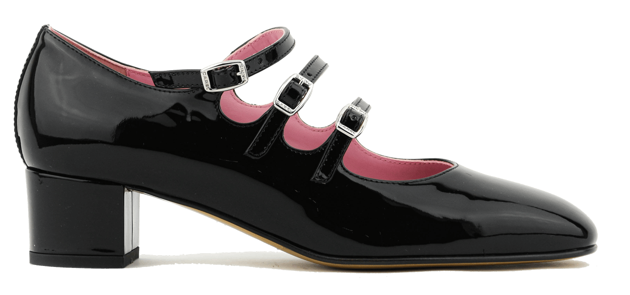 Carel Kina Ballerina Black Zwart