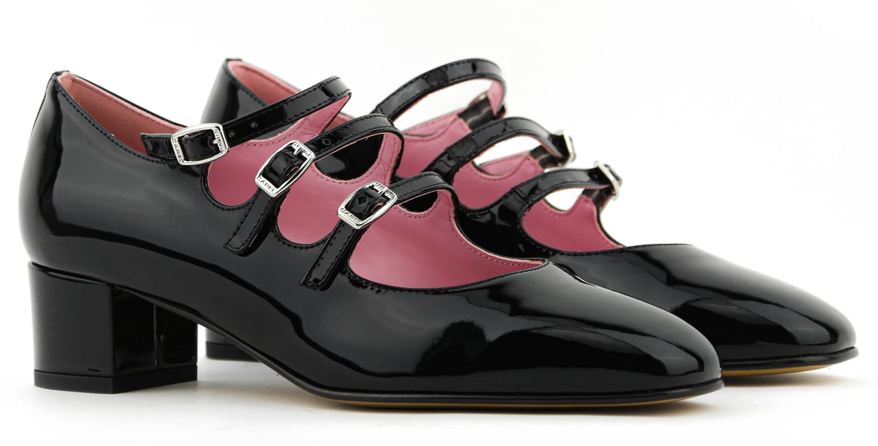 Carel Kina Ballerina Black Zwart