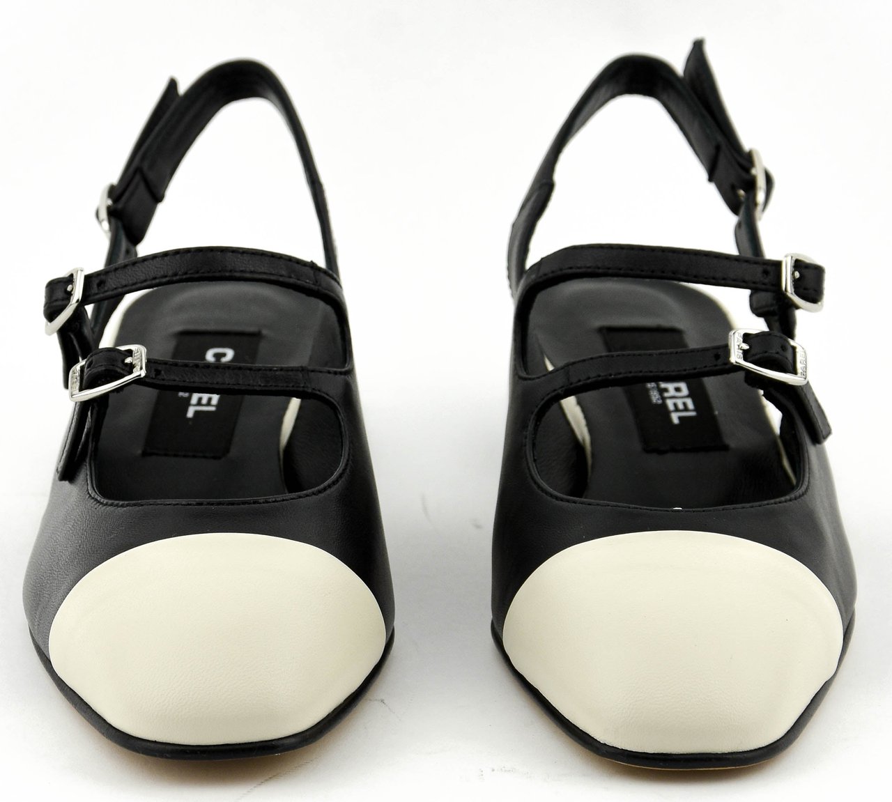 Carel Abricot Flat Black Beige Zwart