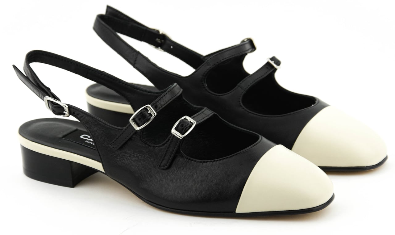 Carel Abricot Flat Black Beige Zwart