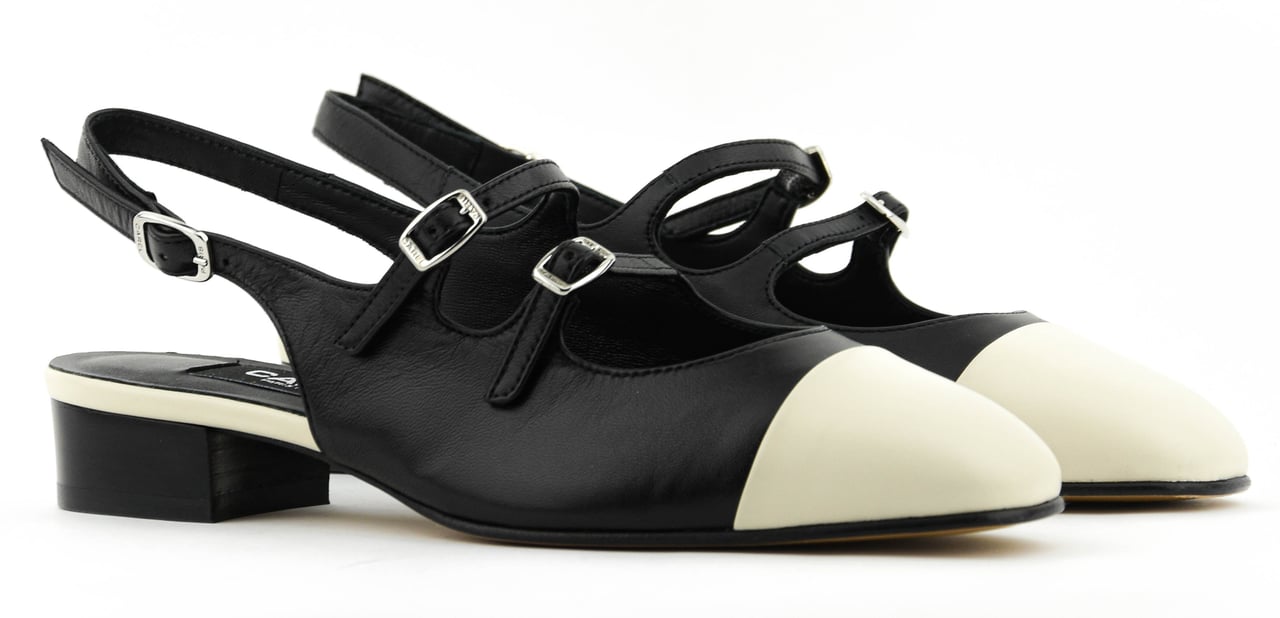 Carel Abricot Flat Black Beige Zwart