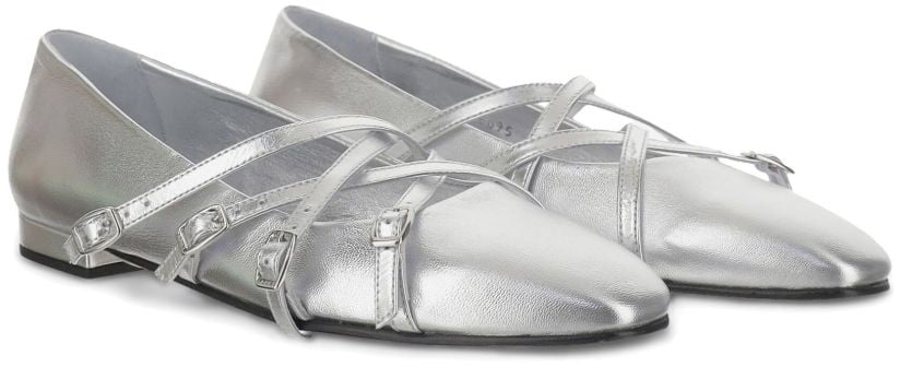 Carel Paris Flat Shoes Silver Zilver