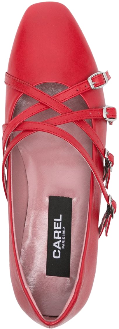 Carel Paris Flat Shoes Red Rood