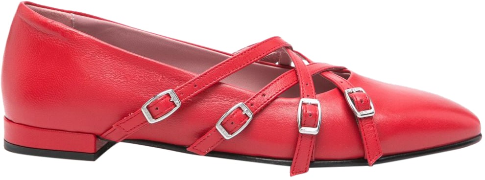 Carel Paris Flat Shoes Red Rood