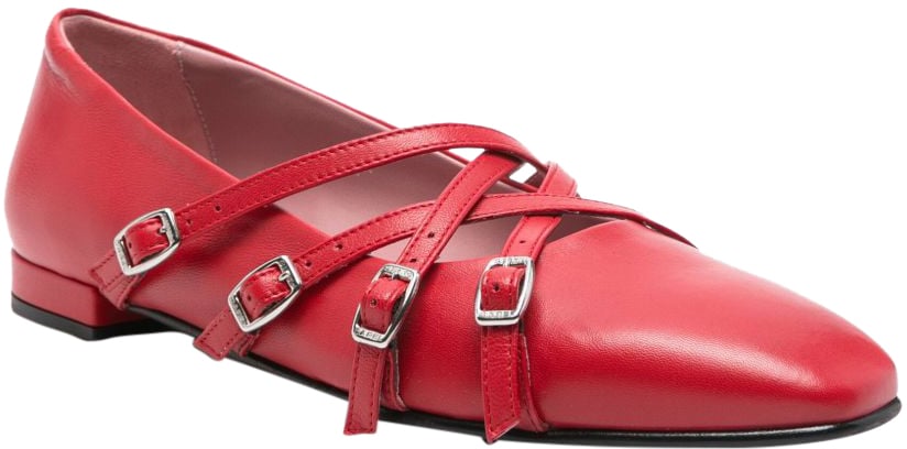 Carel Paris Flat Shoes Red Rood
