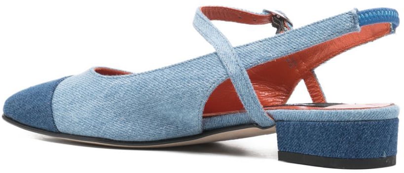 Carel Paris Flat Shoes Clear Blue Blauw