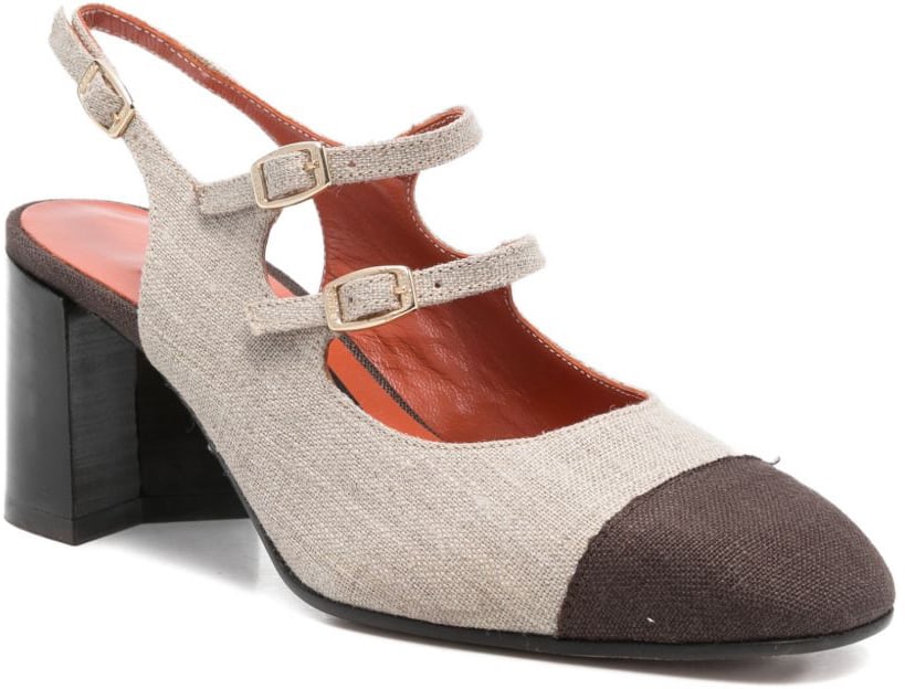 Carel Paris With Heel Brown Bruin