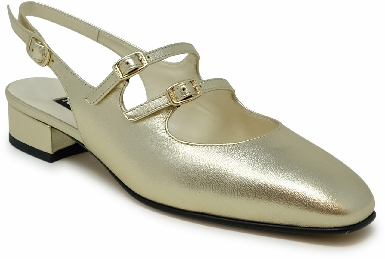 Carel Paris CAREL PARIS PECHE21 330979 GOLD LEATHER BALLET FLATS Goud