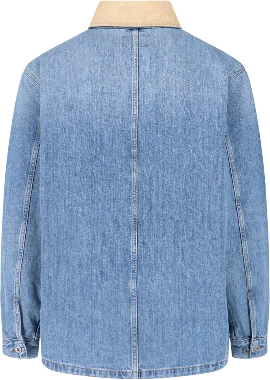 Carhartt Light Blue Warren Chore Denim Jacket Blauw