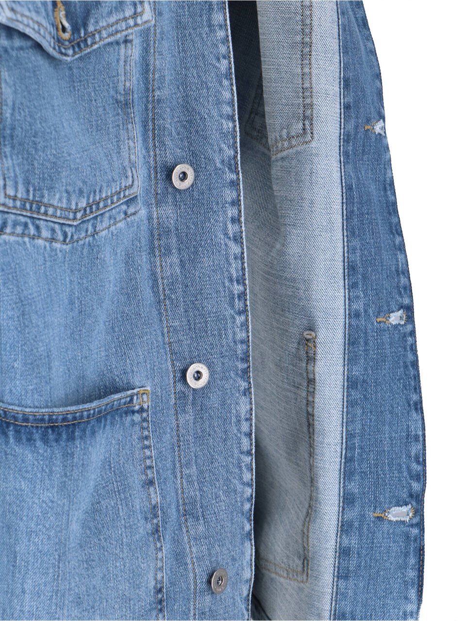 Carhartt Light Blue Warren Chore Denim Jacket Blauw