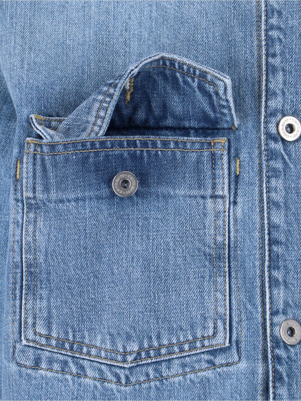 Carhartt Light Blue Warren Chore Denim Jacket Blauw