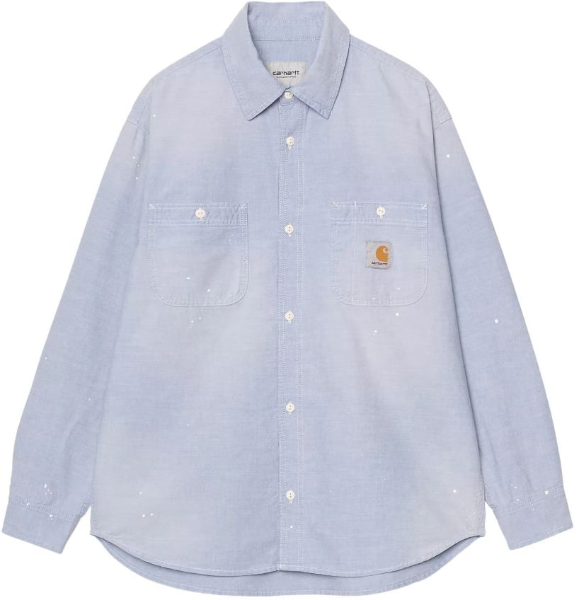 Carhartt Shirts Clear Blue Lichtblauw