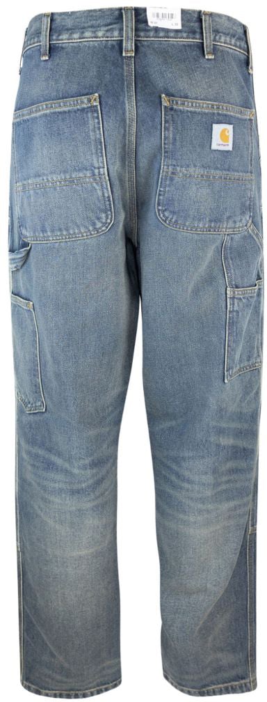 Carhartt Jeans Light Blue Blauw