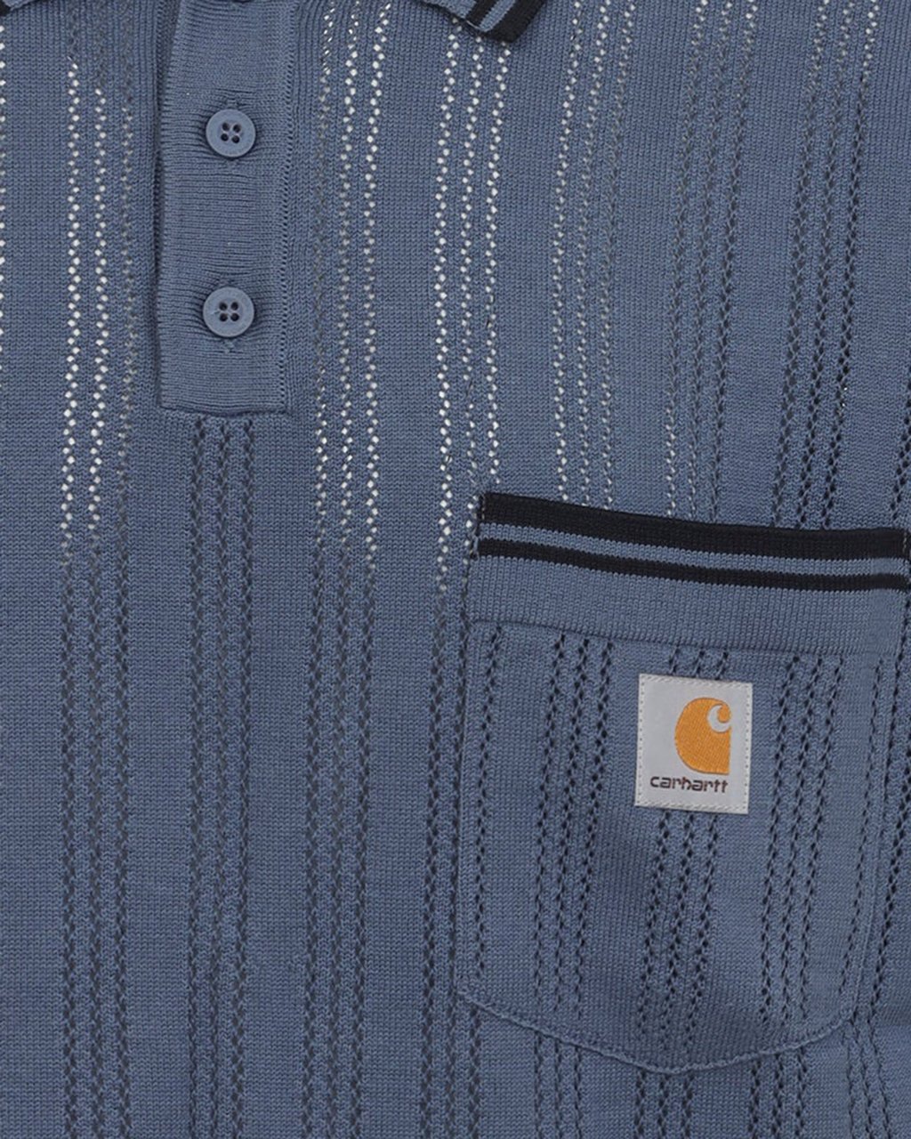 Carhartt T-Shirts And Polos Velvet Blue Deep Night Blauw