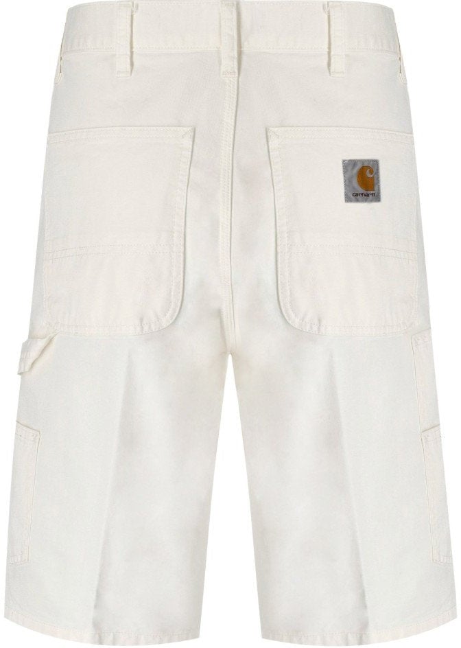 Carhartt CARHARTT WIP SINGLE KNEE OFF-WHITE BERMUDA SHORTS Wit