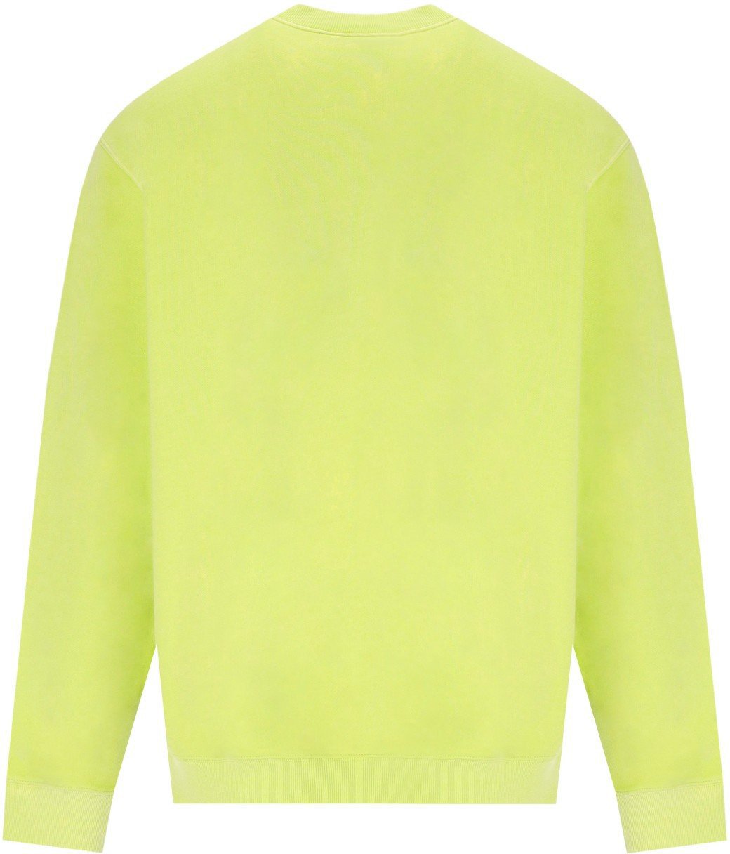 Carhartt CARHARTT WIP DUSTER SCRIPT ARCTIC LIME SWEATSHIRT Geel