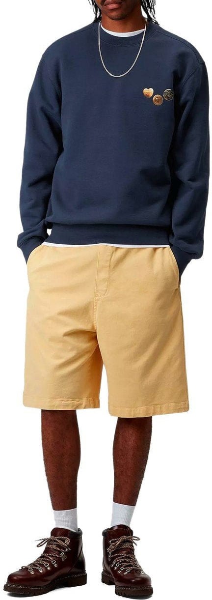 Carhartt CARHARTT WIP BUTTON SWEATSHIRT Blauw