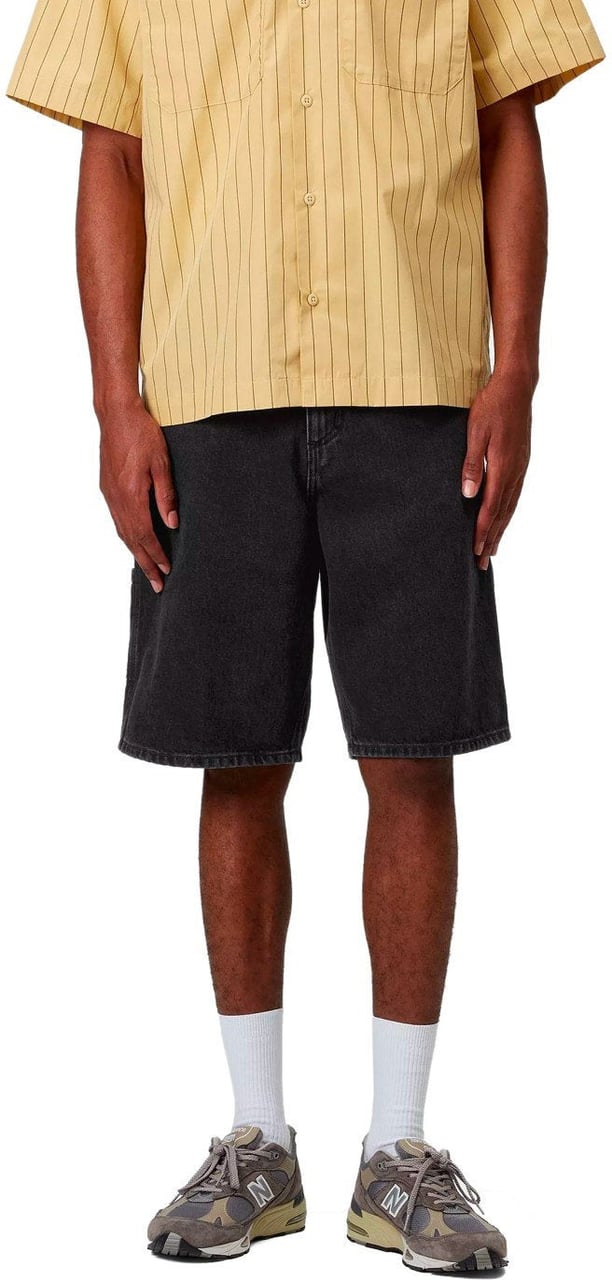 Carhartt CARHARTT WIP SINGLE KNEE BERMUDA SHORTS Zwart