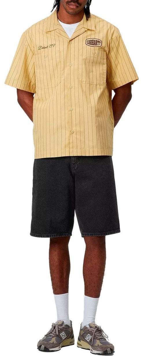 Carhartt CARHARTT WIP SINGLE KNEE BERMUDA SHORTS Zwart