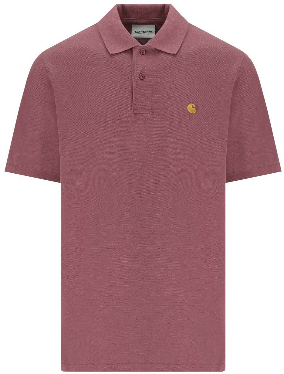 Carhartt CARHARTT WIP S/S CHASE DUSKY POLO SHIRT Roze