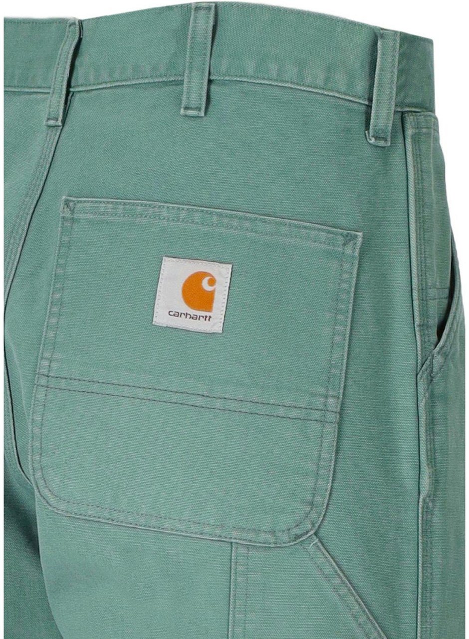 Carhartt CARHARTT WIP SINGLE KNEE SILVER PINE TROUSER Groen