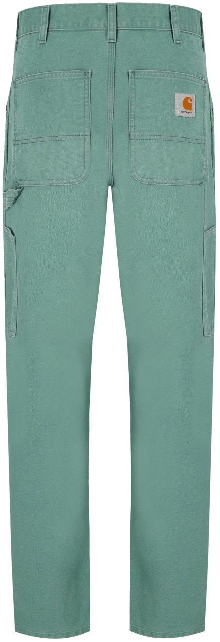 Carhartt CARHARTT WIP SINGLE KNEE SILVER PINE TROUSER Groen