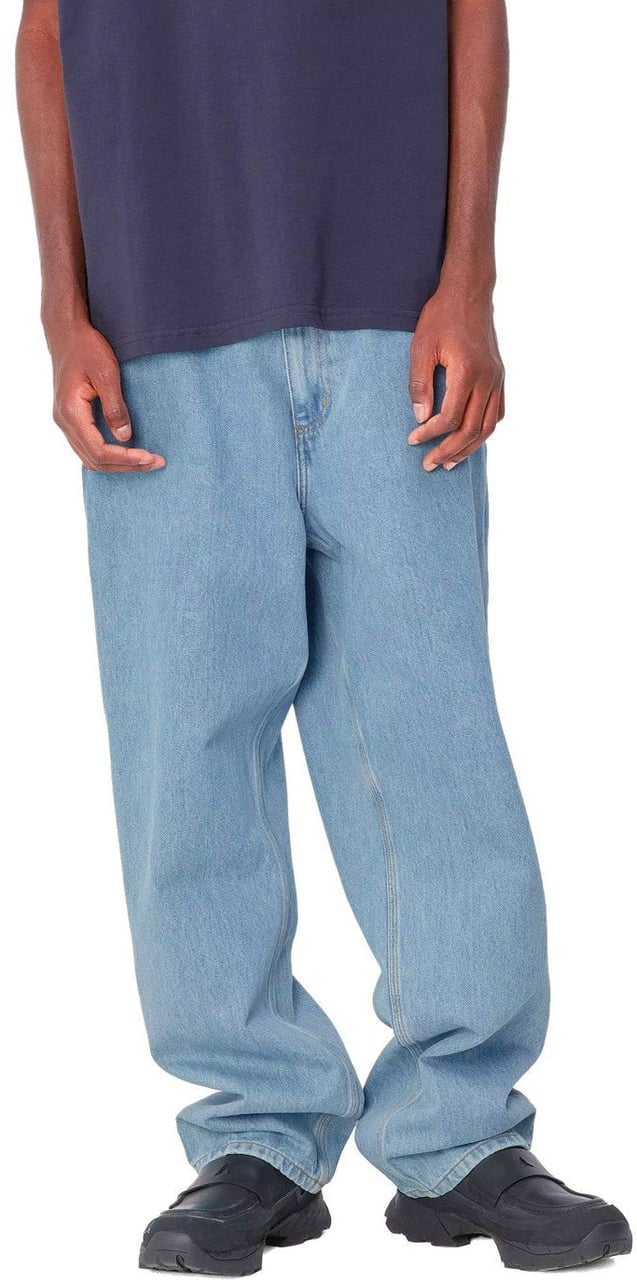 Carhartt CARHARTT WIP SINGLE KNEE STONE BLEACHED JEANS Blauw