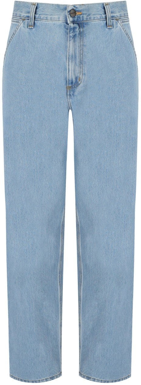 Carhartt CARHARTT WIP SINGLE KNEE STONE BLEACHED JEANS Blauw